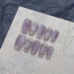 Handmade Wear Armor Fake Nail Patch (Option: Short T-S)