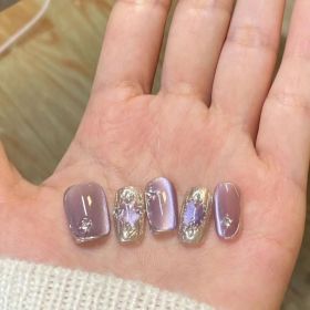 Handmade Wear Armor Fake Nail Patch (Option: Ultra Short T-S)